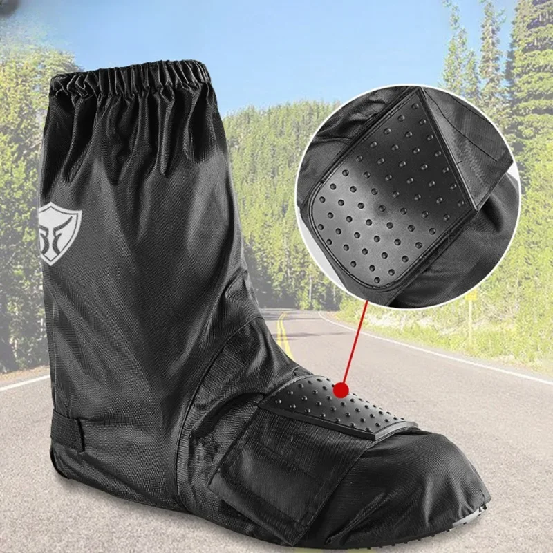 Portable Folding Motorcyclist Raincoat Bicycle Scooter Dirt Pit Bike Motorbike Accessories Footwear Waterproof Boots Rain Snow