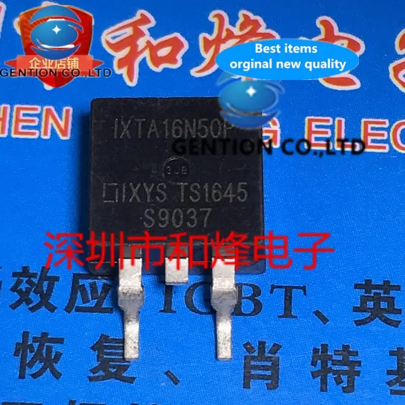 

10PCS IXTA16N50P TO-263 500V 16A in stock 100% new and original