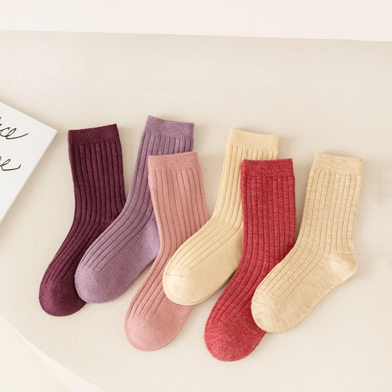 1-12 سنة الاطفال ميرينو الصوف جوارب رياضية للفتيات الفتيان طفل شتاء حراري دافئ سميكة خففت الرطوبة جوارب للمشي لمسافات طويلة 3 أزواج #3