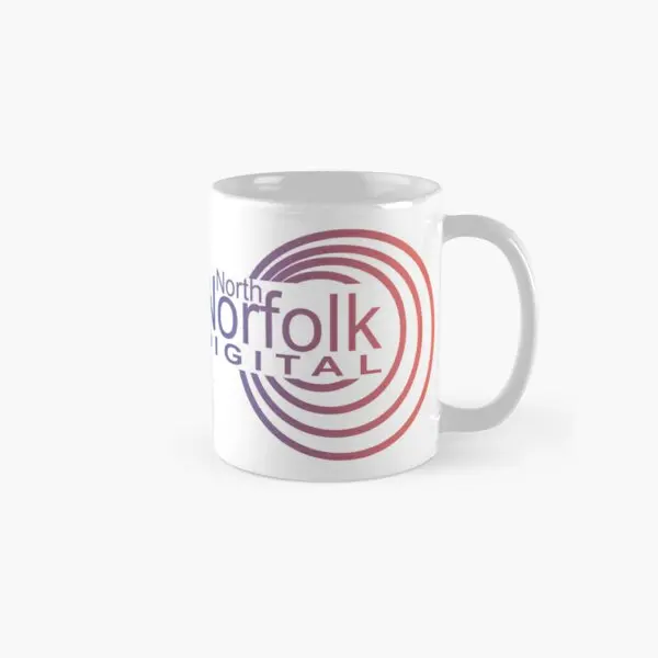 North Norfolk Digital Classic  Mug Cup Drinkware Printed Gifts Design Image Coffee Handle Round Picture Photo Tea Simple