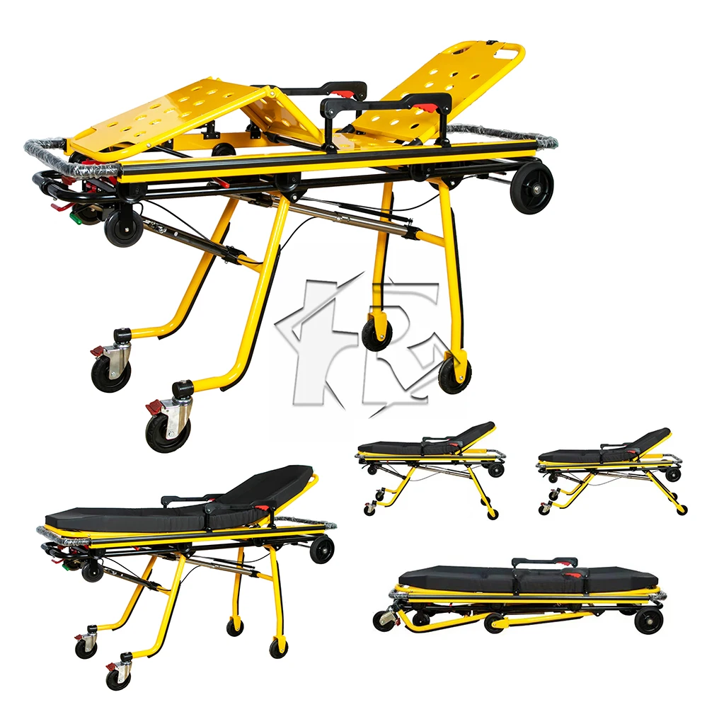 

Aluminum Alloy Ambulance Stretcher With Detachable Upper-Lower Structure | Foldable Design For Compact Storage & Transport