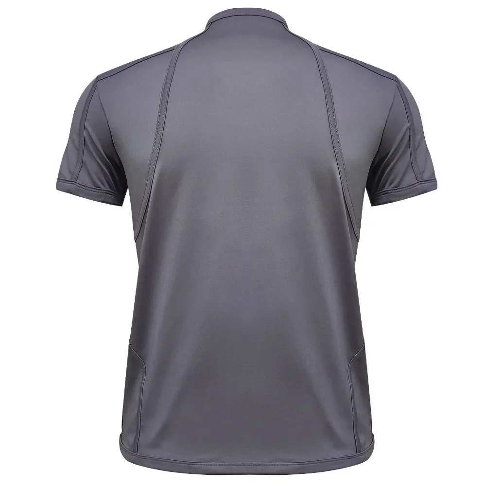 Evil Disguise Resident 4 Leon Cosplay Costume Men Grey T-Shirt Summer Tight Outdoor Tee Role Play TShirt Halloween Party