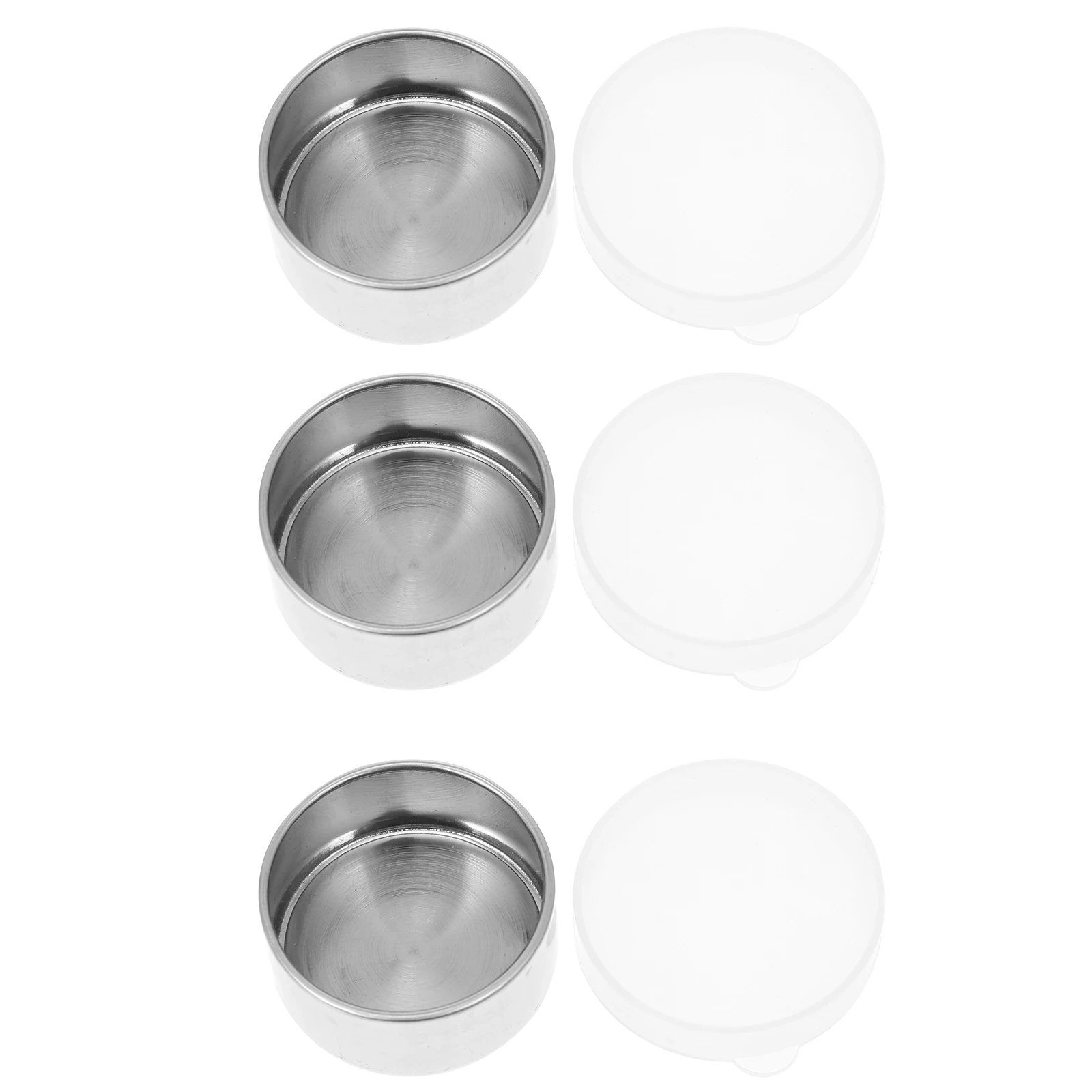 

3pcs Single Port Oil Pot Brush Cleaner Washing Container Artist Paint Mixing Reusable Easy Clean Practical Tool