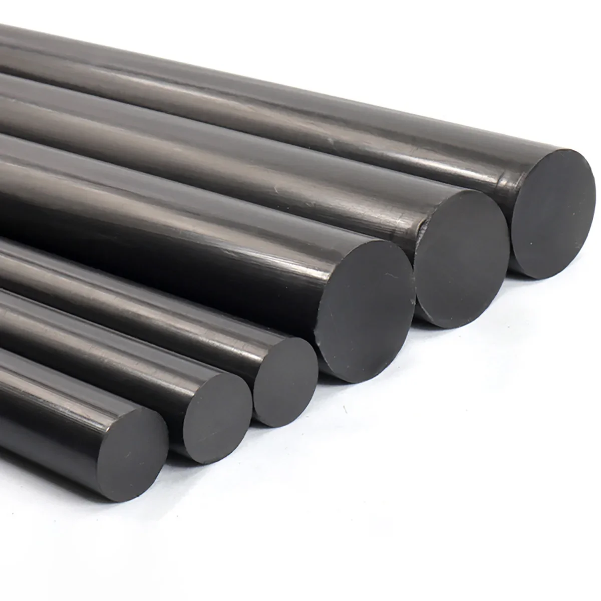 1 stks Dia10 ~ 30mm Lengte 500mm PTFE Staaf Zwart Polytetrafluorethyleen Staaf Milieuvriendelijke Niet giftig DIY PTFE Plastic Staaf