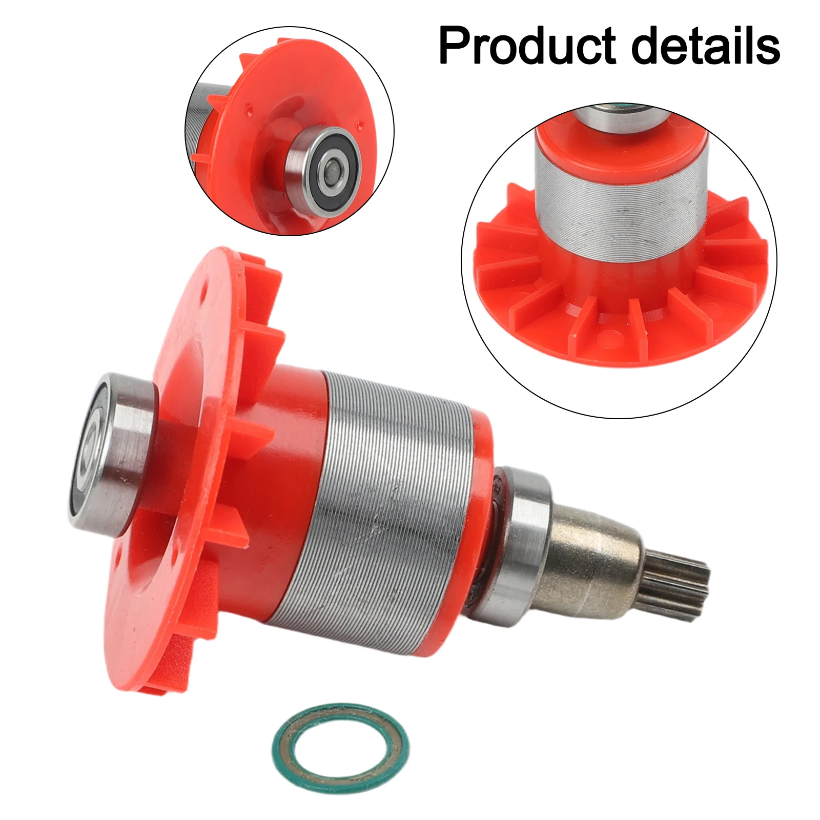 

High Durability Wrench Accessory Brushless Motor Rotor Alloy Wrench Rotor Circuit Switch Included Easy Installation