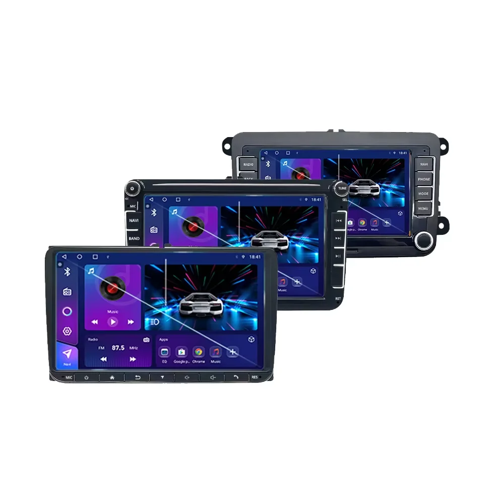 7“8”9 Inch Android Car Radio Multimedia Player For Volkswagen Polo Bora Golf 5 6 Passat RadioCC B6\\7 Jetta Tiguan NO 2din DVD