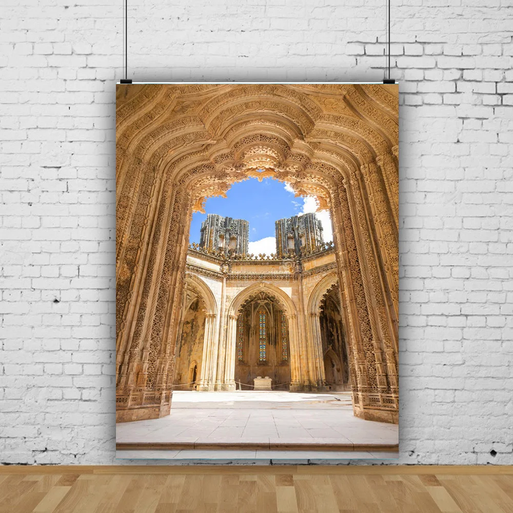 Nitree 성 궁전 실내 사진 배경, 신생아 생일 사진 배경, 사진 갤러리 소품 CB-08