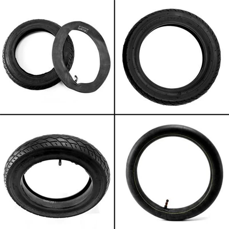 2 Set 12 1/2x2 1/4 Battery Car Tire 57-203 Electric Wheelchair Inner and Outer Tire 62-203 Pneumatic Tire