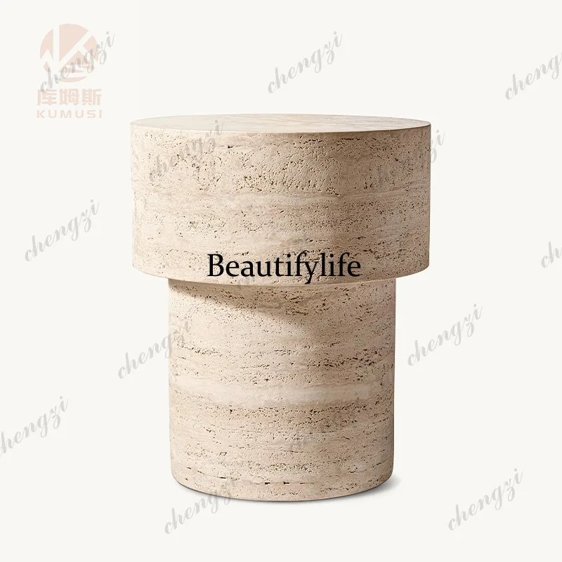 Italian natural marble round edge master design sofa edge corner