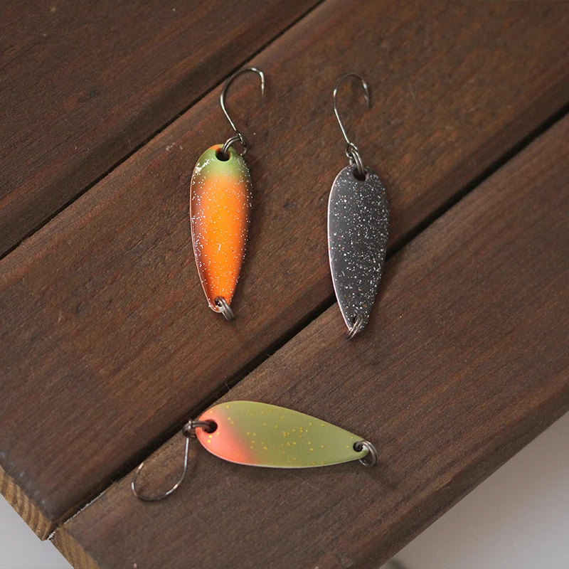Dohna Peche Leurre Pesca LÖFFEL 2,5 g 30 mm bunter Löffelköder Kupfer Stream Metall Angelköder für Forelle Döbel Barsch Lachs Hecht – Detail 9