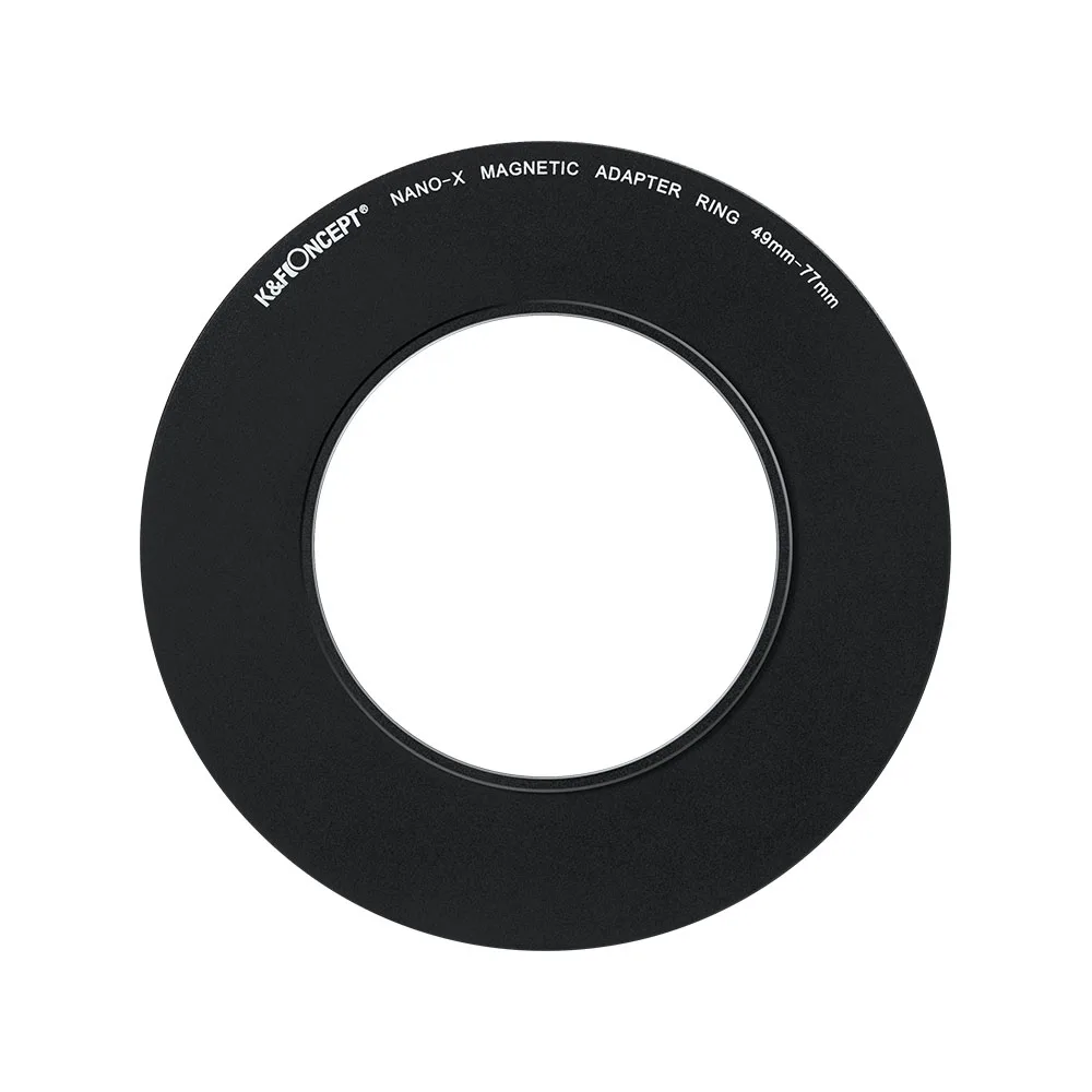 K&F Concept Magnetic Step Up Ring Metal Stepping Ring 49-77mm 52-82mm 67-82mm For Canon Nikon Sigma Tamron Sony Fuji Camera Lens