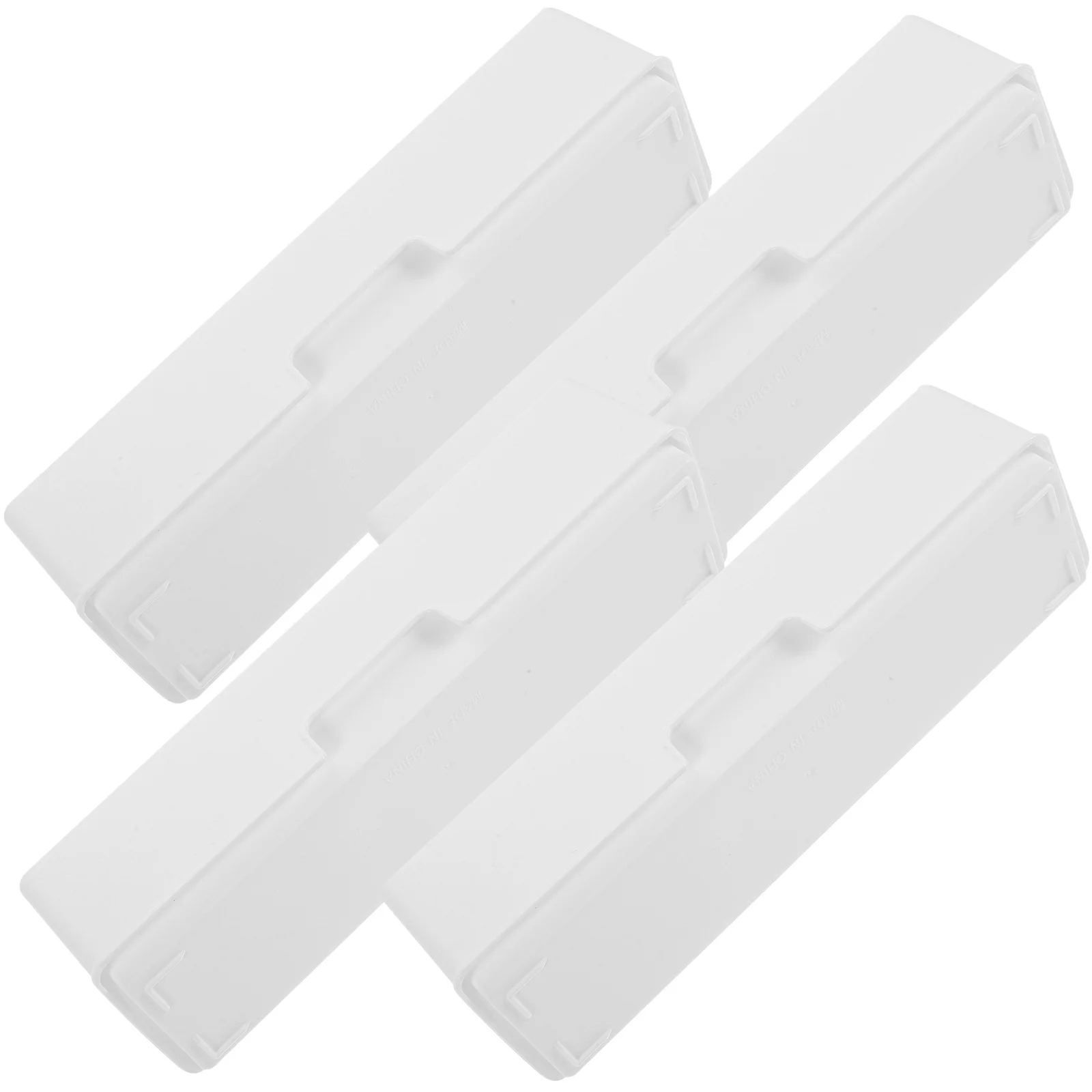 4 قطع منظم للأدراج، صندوق تخزين ملحقات مكتبية من مادة البولي بروبيلين الممتازة لأقلام التجميل وفرش أشتات #6