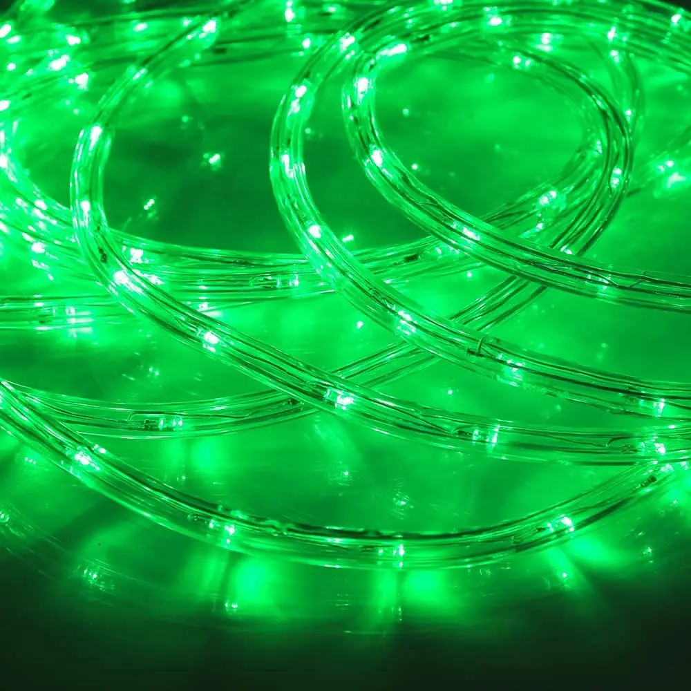 100M 360 LED Waterproof Rope Lights 110V Connectable Indoor Outdoor Led Rope Lights for Deck Patio Pool Camping Bedroom Decor