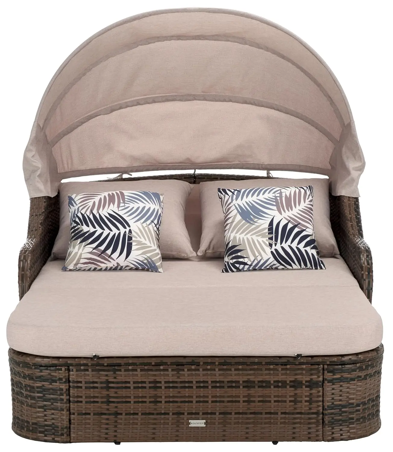 Outdoor Collection Baloo Grey Brown/Light Grey Daybed, Customized