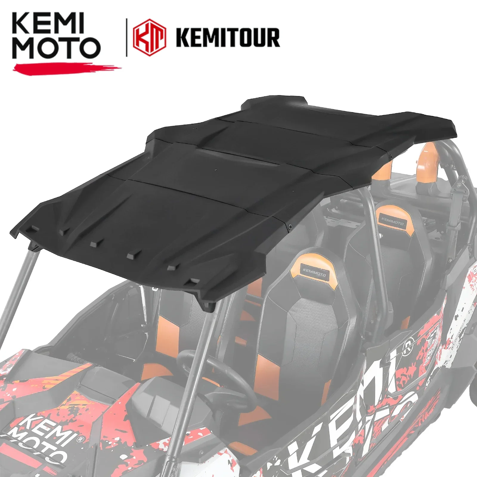 KEMIMOTO-UTV 4-in-1コンビネーションルーフトップ,Polaris rzr xp 4 1000/xp 4 Turbo/ 4 900/s 4 1000 2014-2024, #2883074と互換性があります