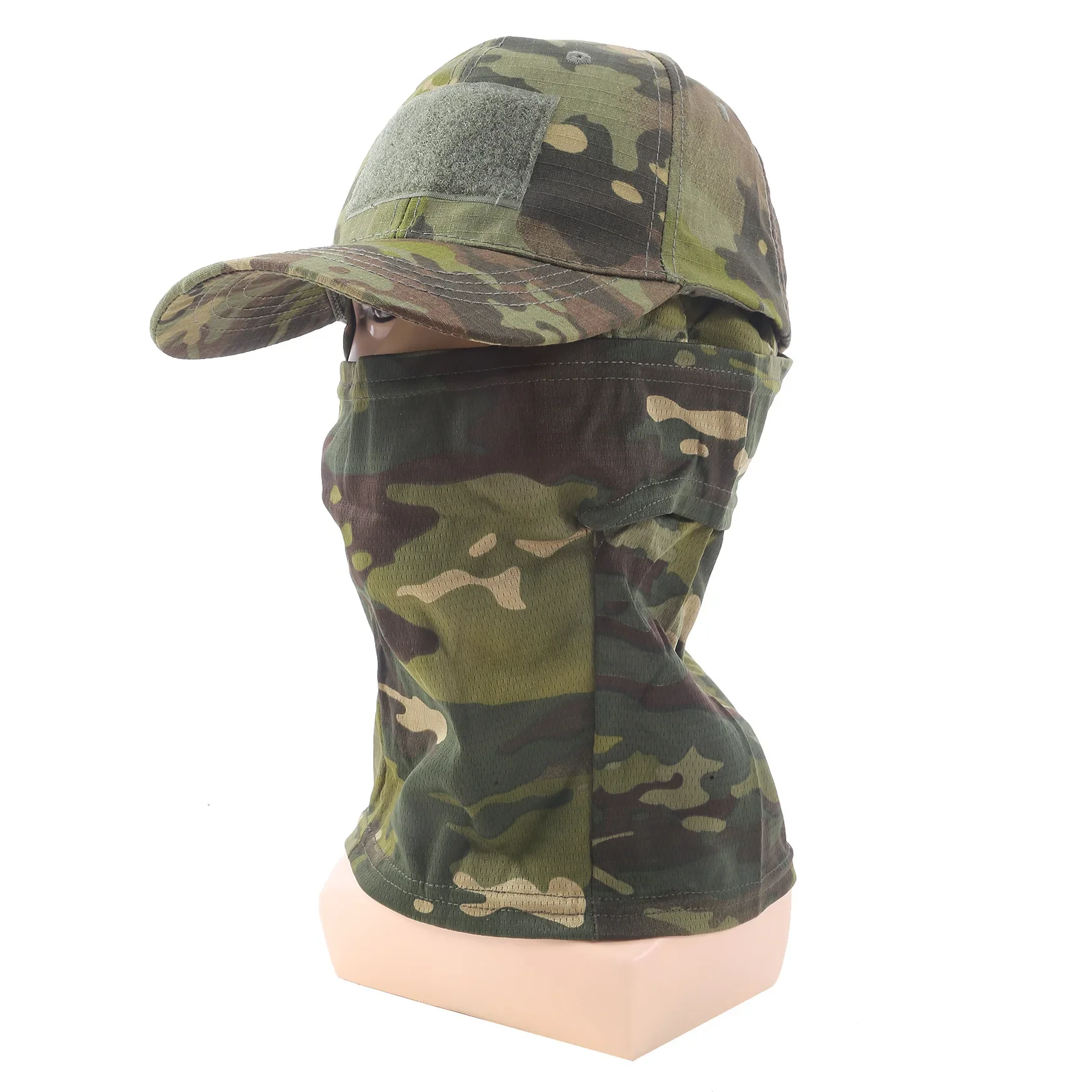 

Tactical Baseball Caps Sunscreen Breathable Camouflage Balaclava Hat Outdoor Fishing Hiking Outdoor Sports Cap Sunscreen Caps