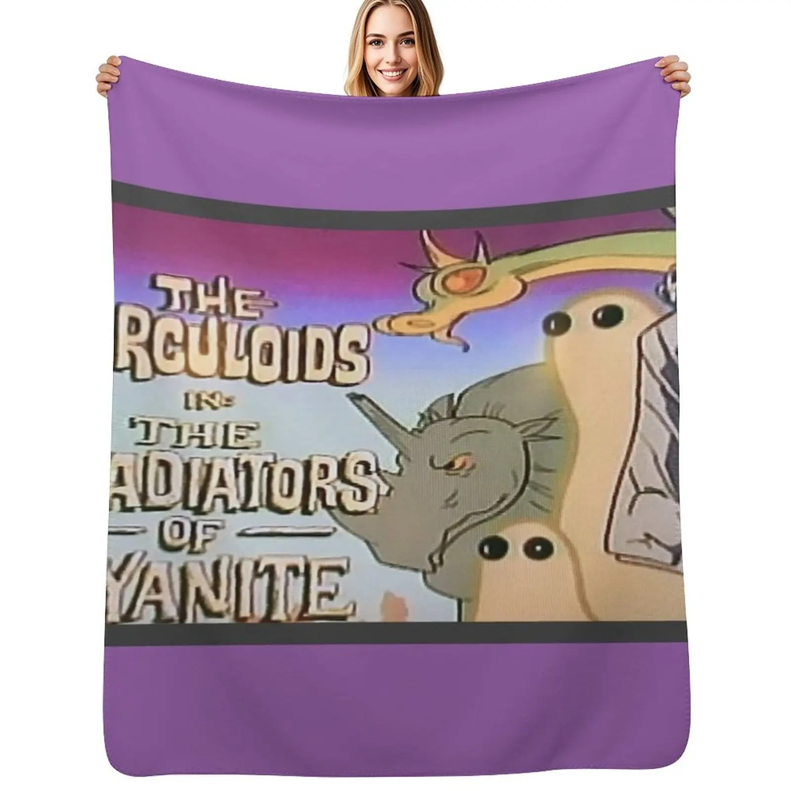 

Hannah-Barbara's The Herculoids Throw Blanket Fuzzy Plush Throw Blanket for Sofa Chair