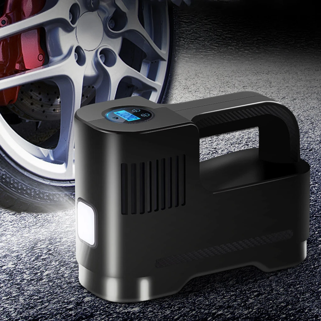 

Tire Inflator with Light Portable Car Air Compressor Pump Accessory