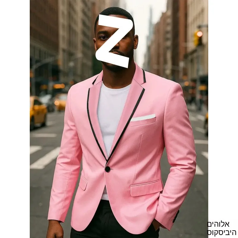 

Casual Mens Wedding Suit Small Western Clothes Business Host Bridegroom Style Youth All Season Color No Button