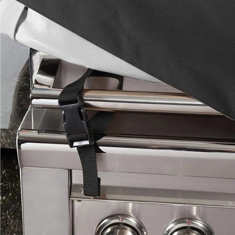 Waterproof Windproof Grill Covers For Built-In Barbecue Grill Top With Waterproof Coating Outdoor BBQ Grill Top Protect Supplies