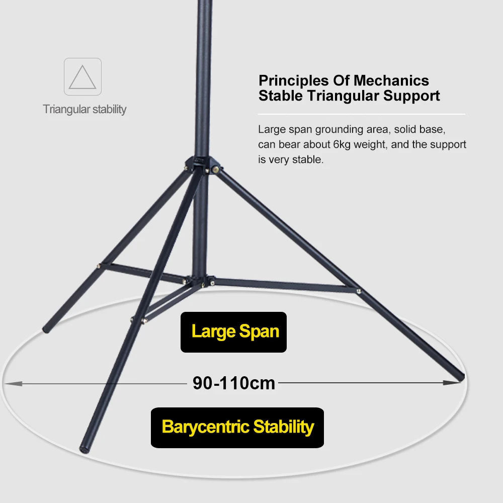 FIRECORE Metal Tripod 3M Laser Level Nivel Laser Tripod 4 Knots Adjustable Height 1/4\