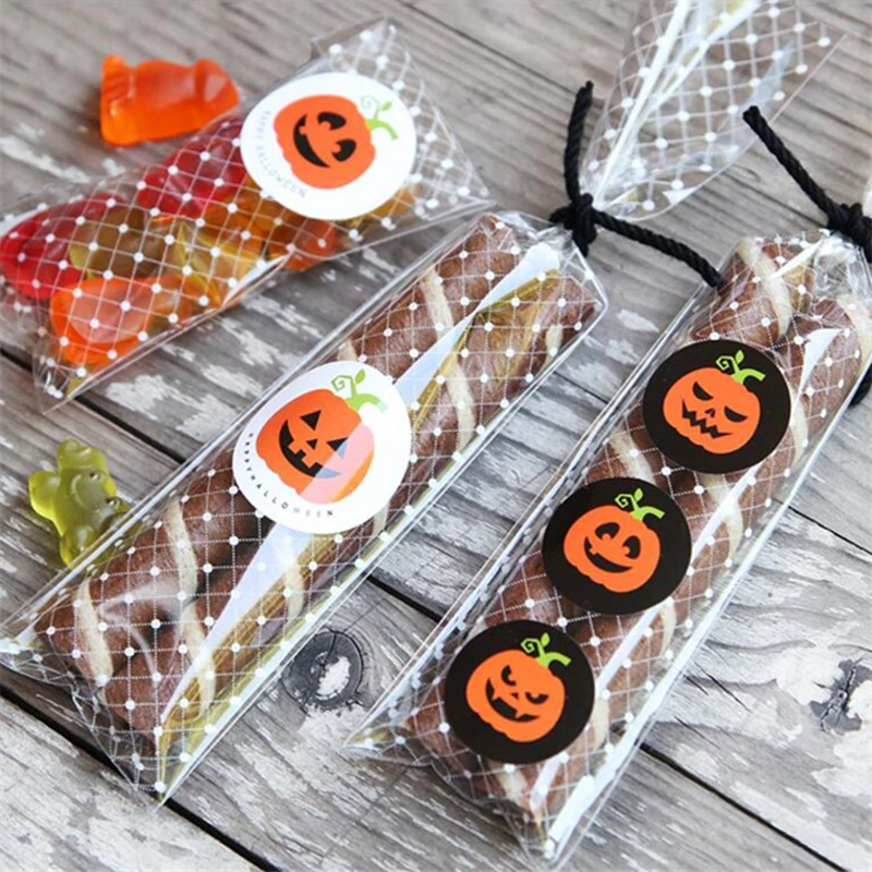 Halloween 10Sheets 120pcs Creative Pumpkin Stickers Party DIY Decorative Stickers Mostly Used for Packaging Bags and Gift Boxes