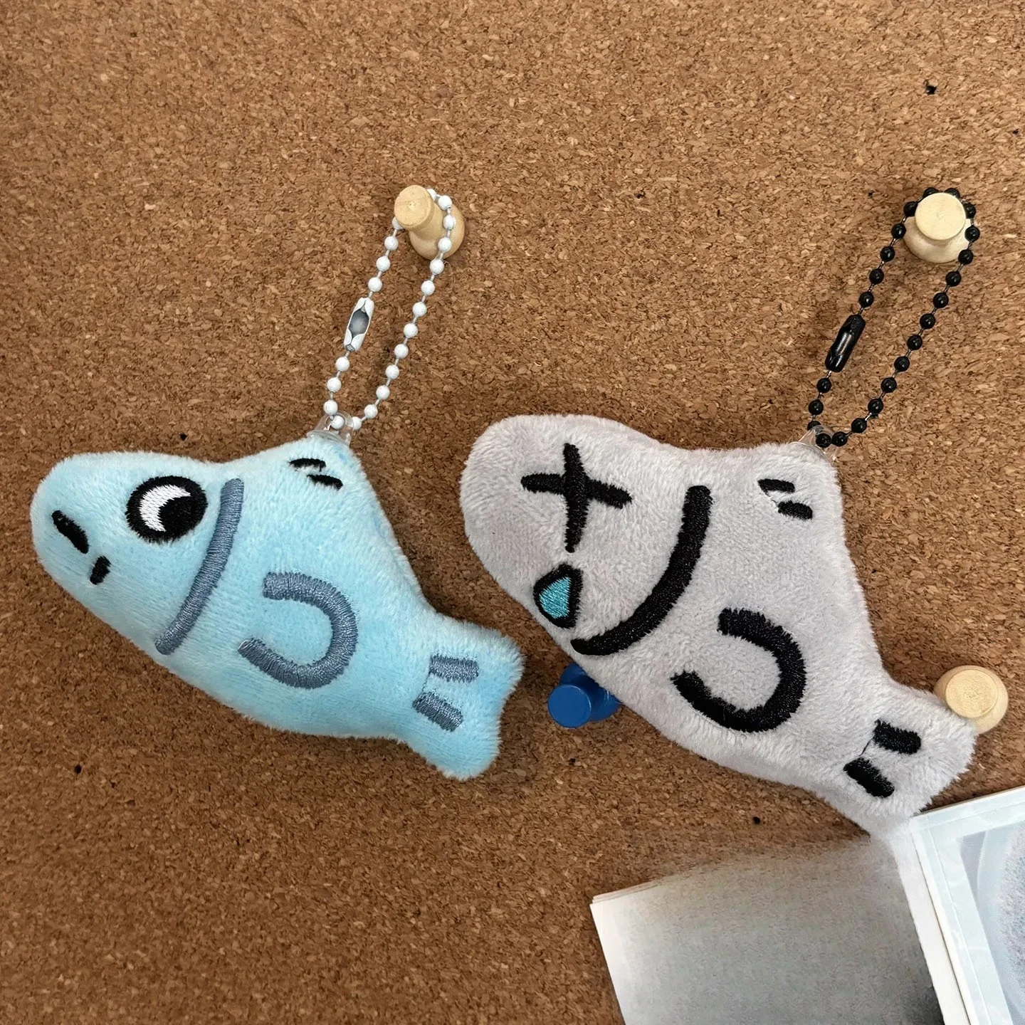 

Плюшевые брелоки-рыбки для пар, милые мягкие игрушки-подвески для сумок, модные аксессуары для женщин и девушек