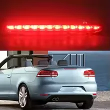 

Red Lens Car LED Rear Boot Third Brake Light High Level Stop Lamp For VOLKSWAGEN EOS 2006-2016 1Q0945097B 1Q0945097A