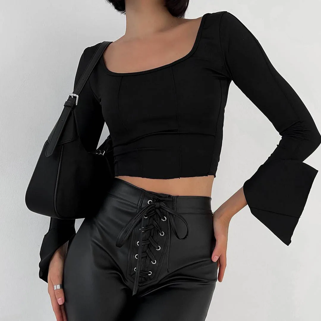 Nuevo Flare Sve mujer Ne Sexy Top ajustado Street Sle 3D impreso algodón poliéster largo Sve ort longitud sensación fresca