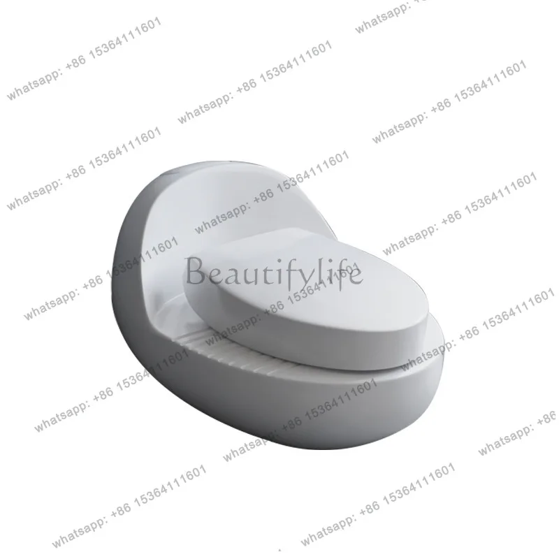 Squatting and sitting dual-purpose strong straight flushing toilet household widening pipe anti-blocking elderly toilet
