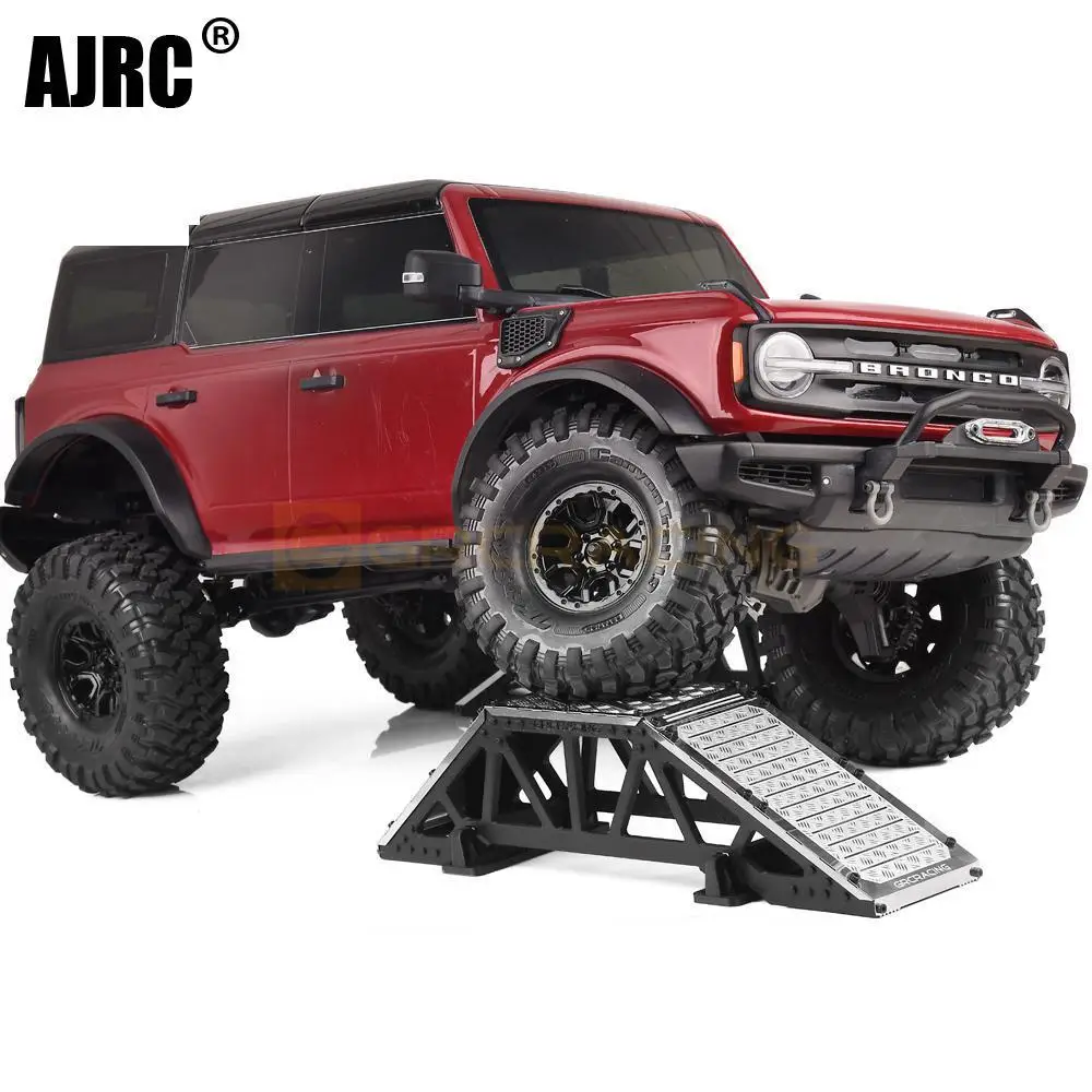 جسر مقلد من جانب واحد مع سطح من الفولاذ المقاوم للصدأ Pla لسيارة زاحفة 1/10 Rc Trx4 محوري Scx10 Redcat Yikong Rgt Rc