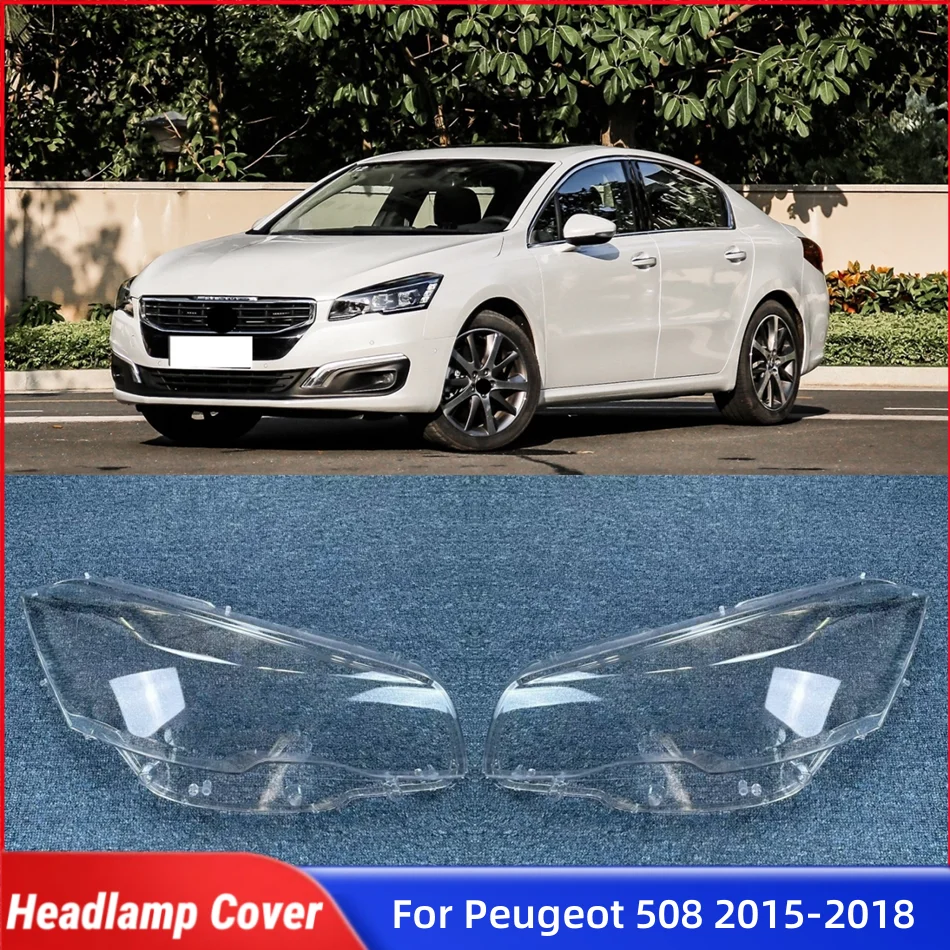 

Для Peugeot 508 2015 2016 2017 2018 запасные части для салона автомобиля, абажур, крышка фары