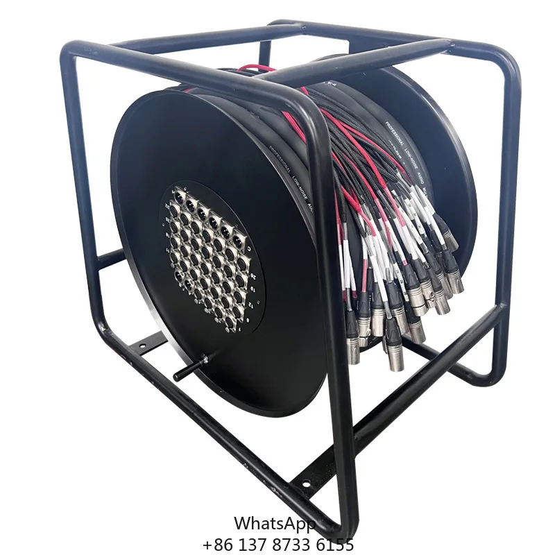 

Professional 16-Channel Multicore XLR Audio Snake Cable Flexible 99.99% Oxygen Free Copper PVC Stock For Audio Video Speaker Use