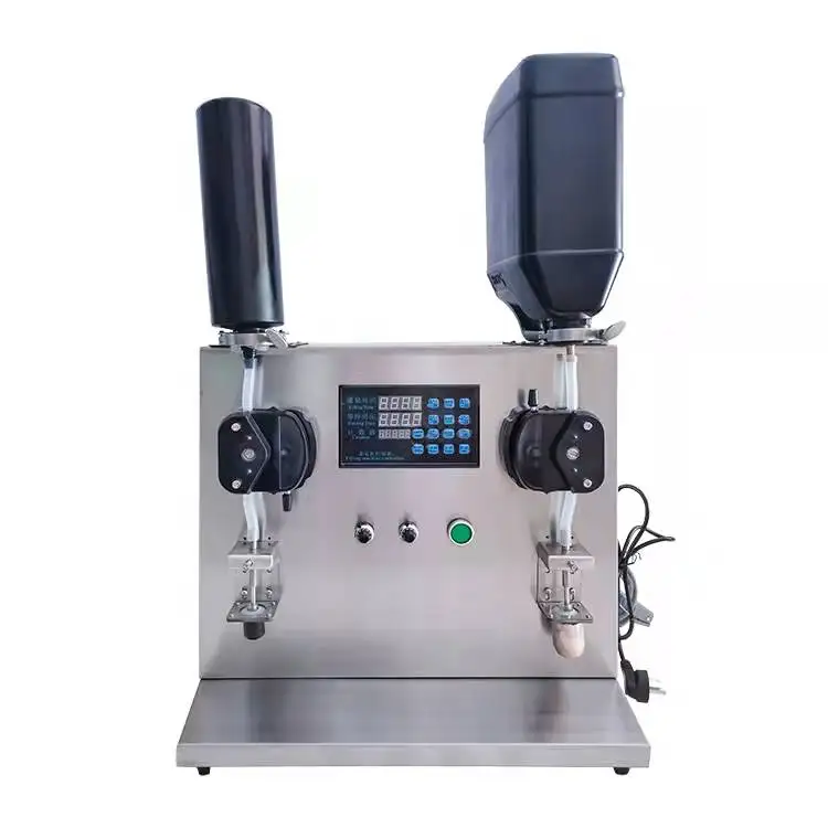 

LRDB-2A Semi-Automatic Double Nozzles Nail Polish Perfume Peristaltic Pump Liquid Filling Machine