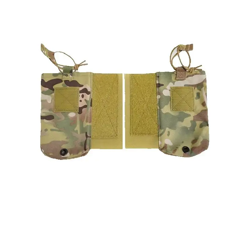 

Outdoor Military Enthusiast Tactical CP Model with Built-in Radio Bag, Front Panel Adhesive, Dual-Sided Gear Pouch