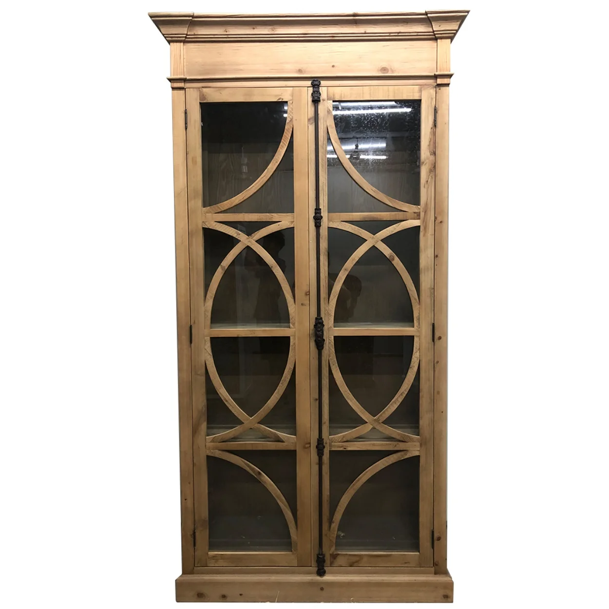 # Luxury Display Cabinet Modern Solid Wood Office Book Shelves Bookcase with Glass Doors Models