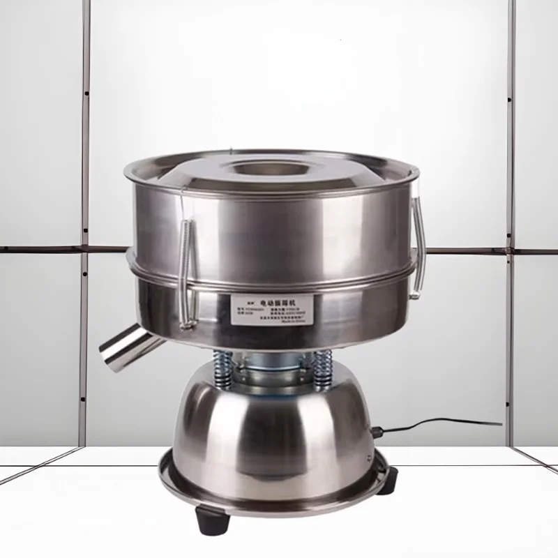 Electric vibrating powder screening machine 110V/220V Stainless Steel Sieve Filter With Sieve 8/10CM height