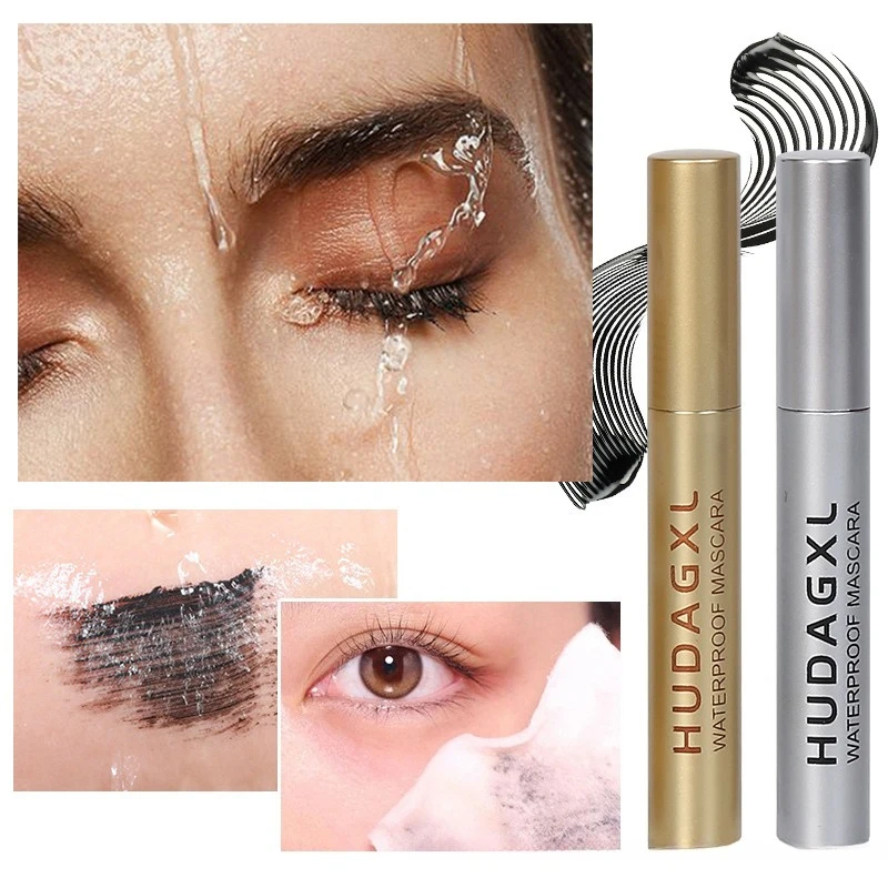 3D Fiber Lashes Thick Lengthening Mascara Waterproof Mascara for Eyelash Extension Black Thick Long-Wearing Makeup Eye-Cosmetics