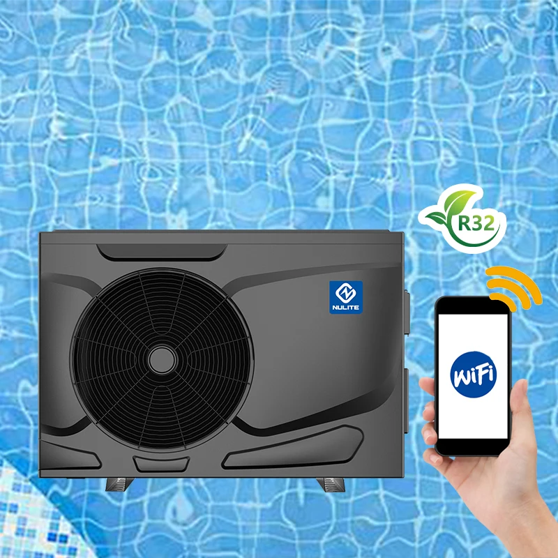 

Nulite Heat Pump Manufacturer R32 Mini DC Inverter Heat Pump Swimming Pool Water Heater Solar Pool Heater