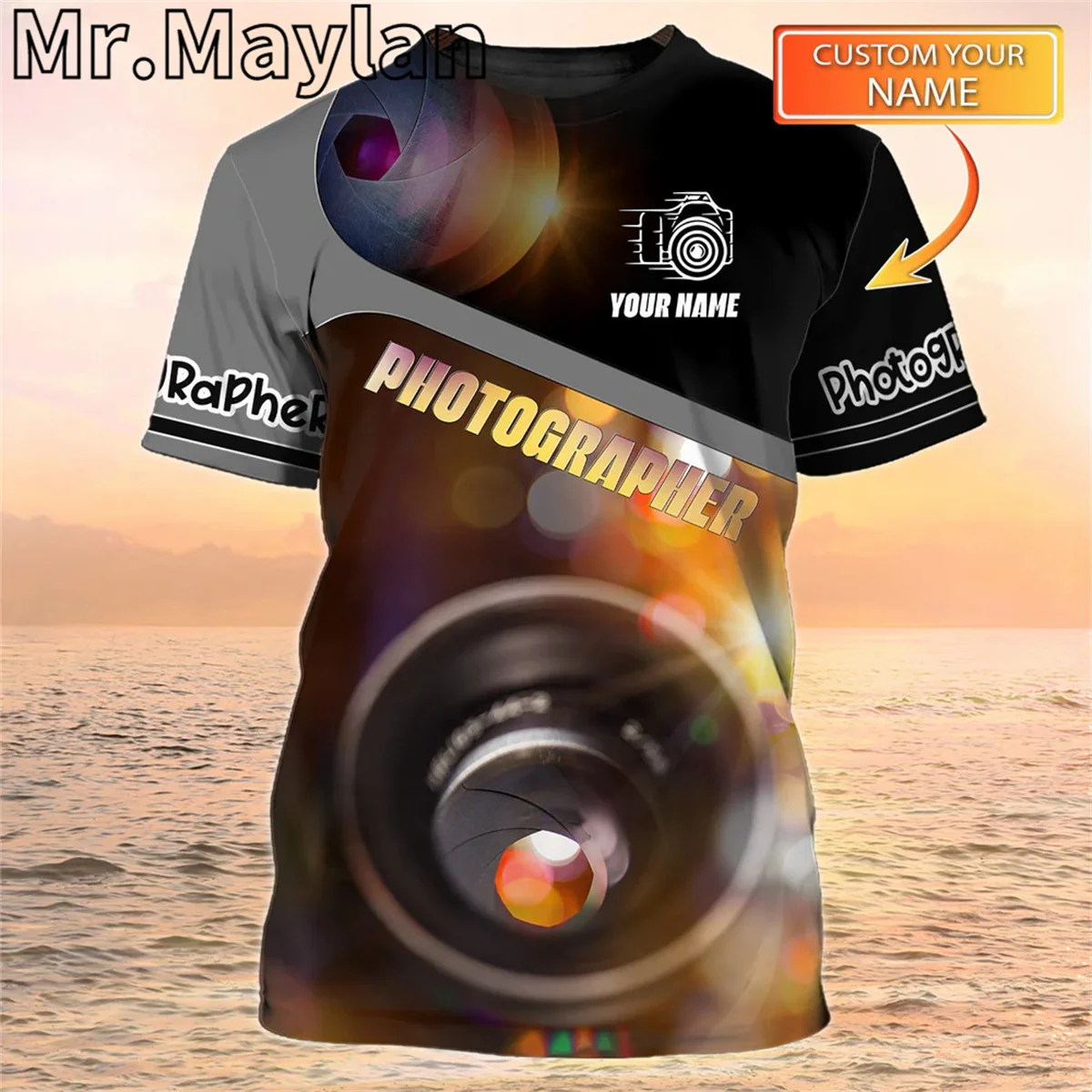 Photography T Shirt 3D Printed Camera Shirt I Just Want To Take Photos Gift For Photographer Tshirts for Men Women Summer Unisex