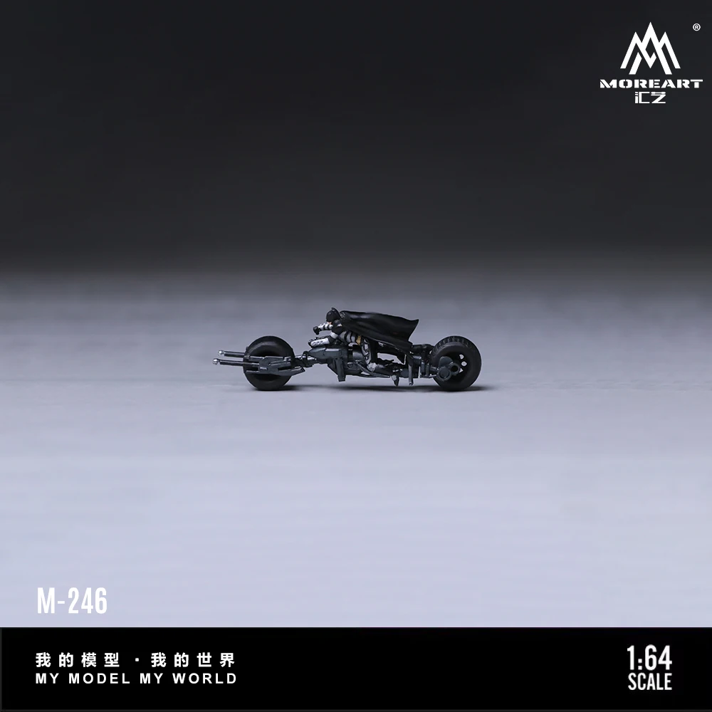 *Pre-Order*MoreArt 1:64 Classic Bat Fighting Motorcycle Doll Set Resin Static Display Model Gift