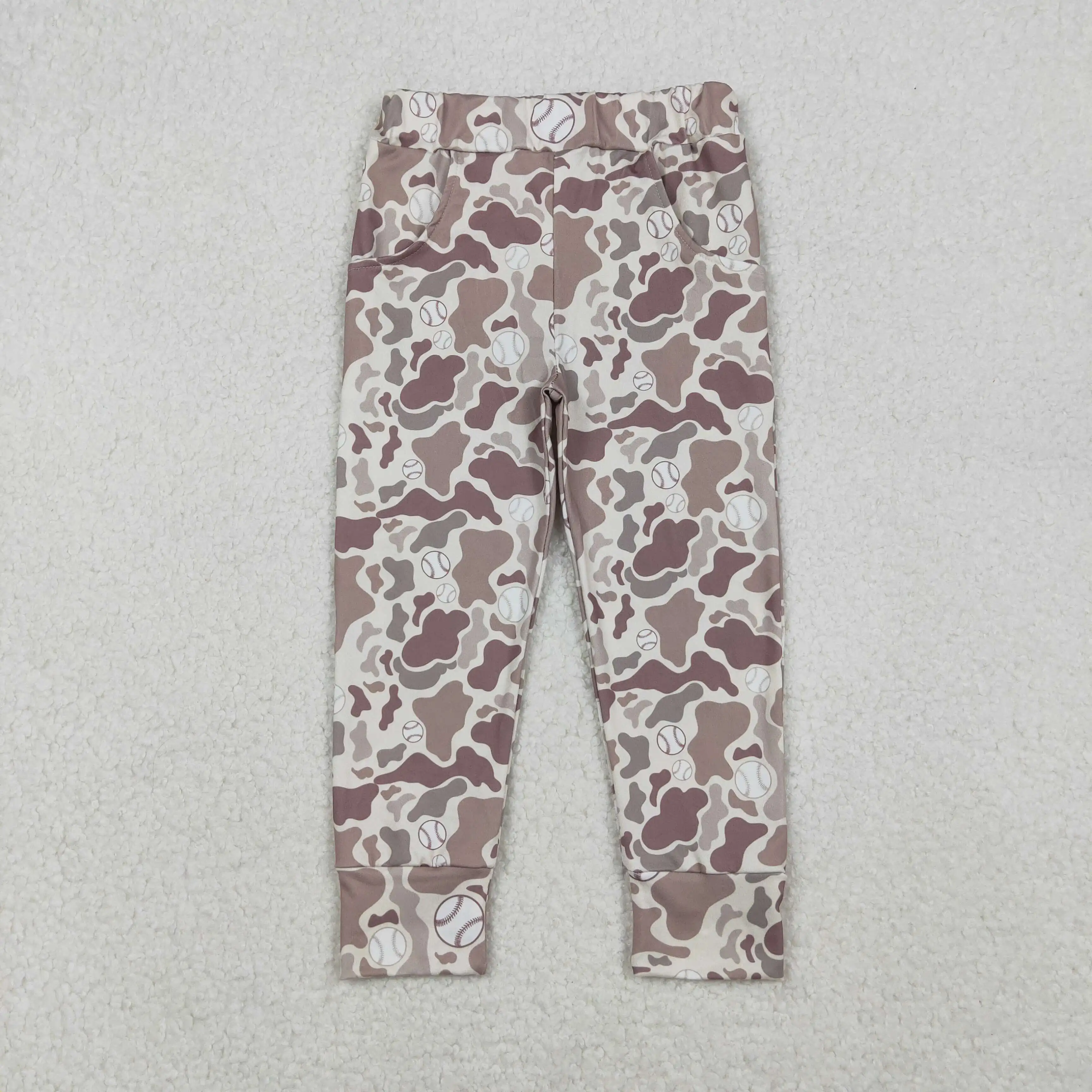 

Z1023-05 P0875 Kids Fall Clothes Camouflage Print Baby Pants Children Bottom