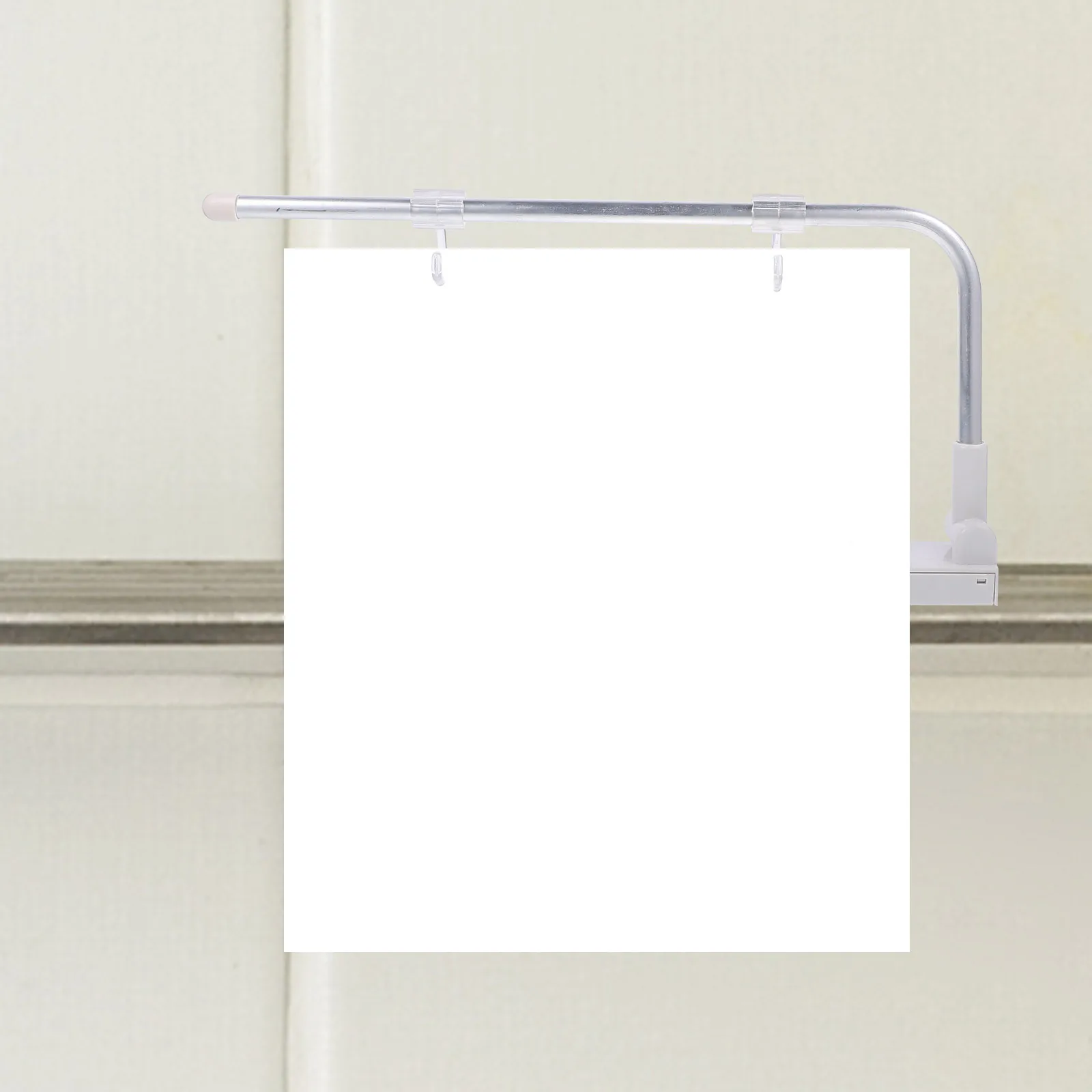 

Holder Display Stand for Shelf Wall Mount Magnetic Flag Banner Base Rod Hanger Sleek Design No Drilling Versatile