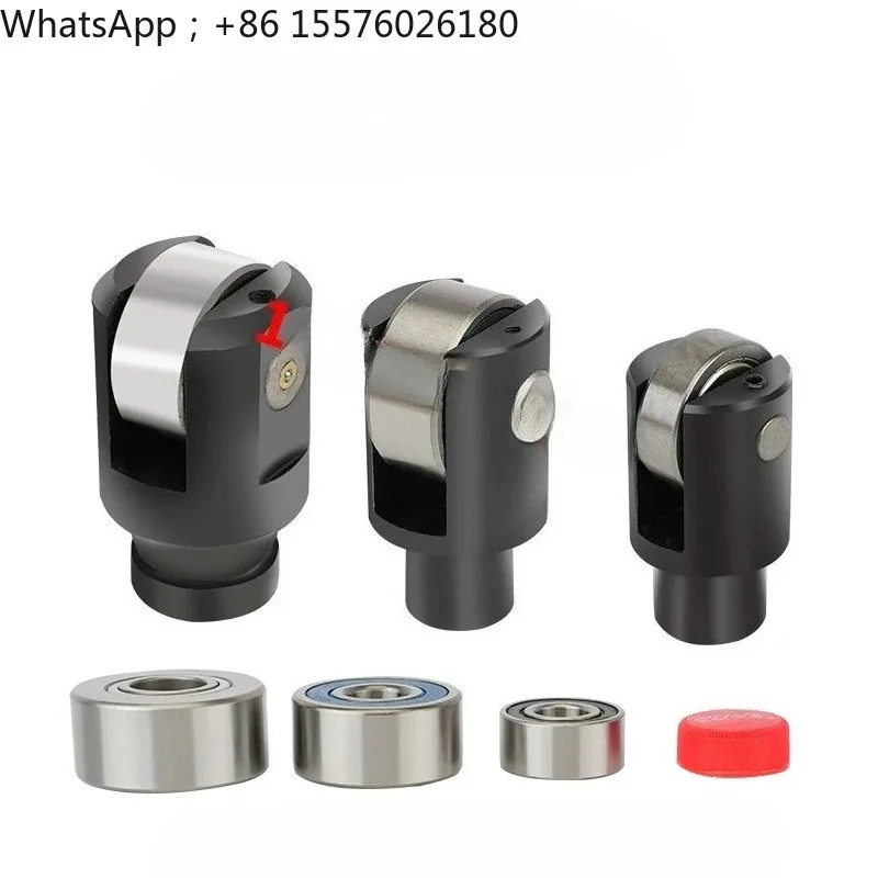 Lathe Center Frame Roller Heavy-duty Widened Bearing Spark Machine Tool Cast Iron Wear-resistant Top