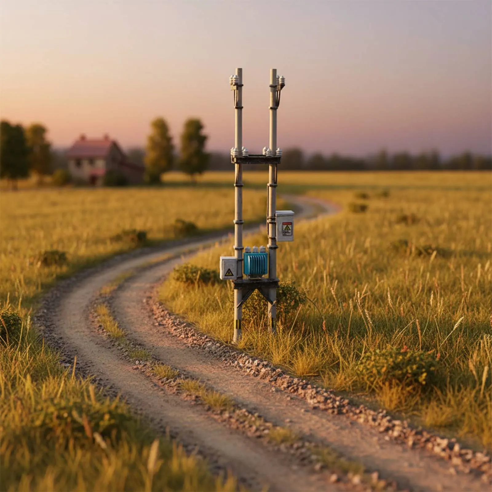 1:64 Utility Pole Model Scene Accessory Resin Utility Pole Realistic Details Fine Workmanship for Miniature Scene Builders view 3