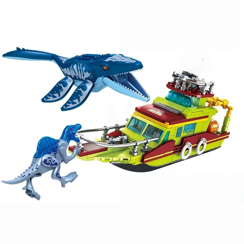 

FC3728 Dinosaur Mosasaur Deep Sea Escape Boys Children's Building Block Model Toy 327pcs