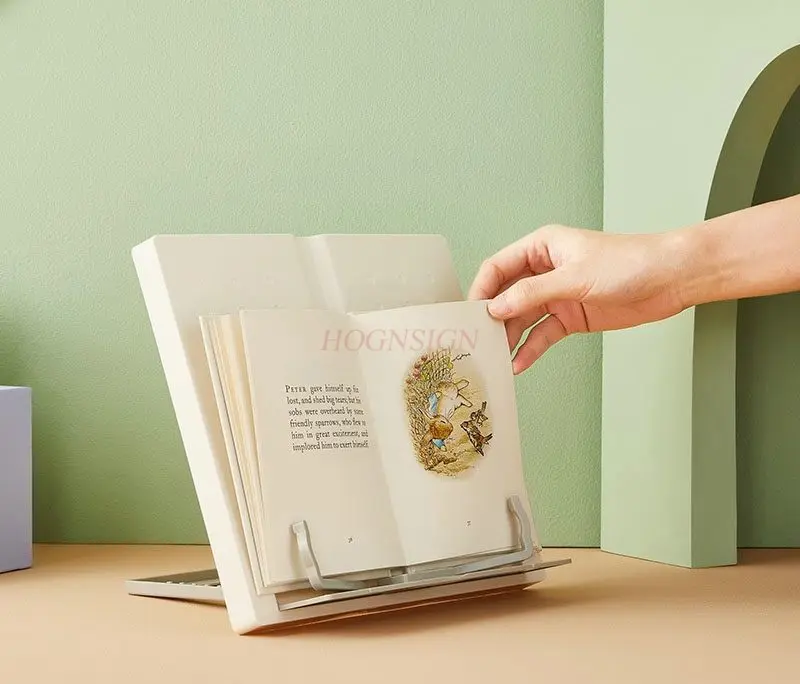 1pcs Reading stand, adjustable angle for children, reading stand for elementary school students, desktop book clip, fixed book