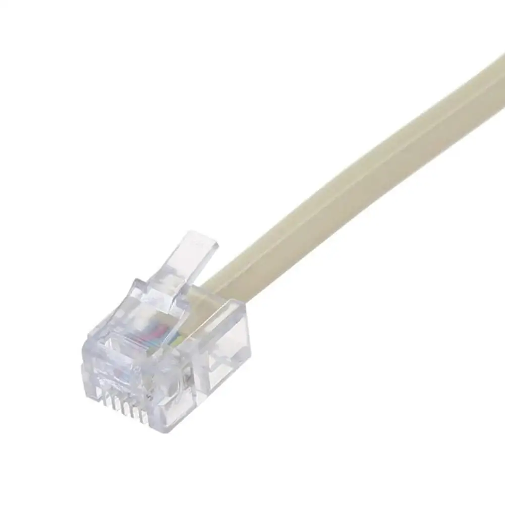 Telephone Splitter RJ11 6P4C 1 Male To 2 Female Adapter RJ11 To RJ11 Separator Telephone Line Cable Suit For