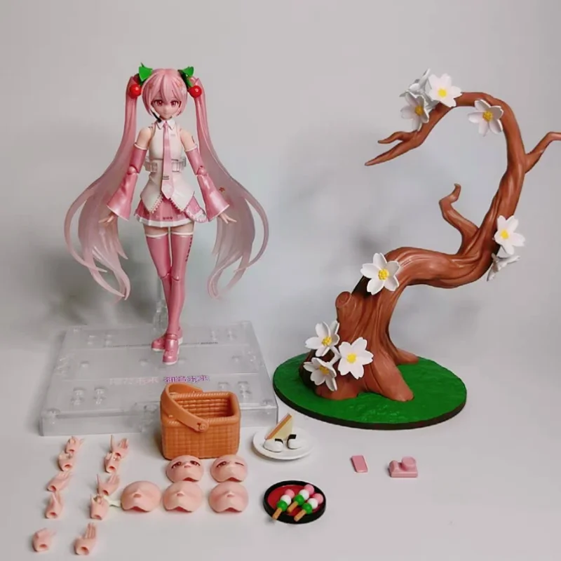 

Hot Original Blokees Anime Miku Sakura Action Figure Miracle Edition Custom Pvc Toy Desktop Decoration Collection Festival Gifts