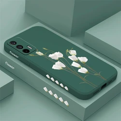 Dla OPPO Realme Q5 Q3 Pro X7 Max Case X7 Pro Luxury Flower Silicone Phone Case Dla Realme GT Master Neo 2 2T Soft Fundas Coque